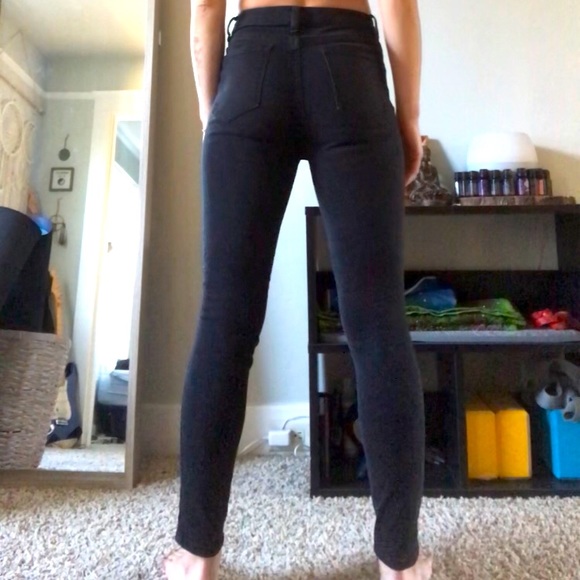Free People | High Waisted Black Jeans - Picture 3 of 5